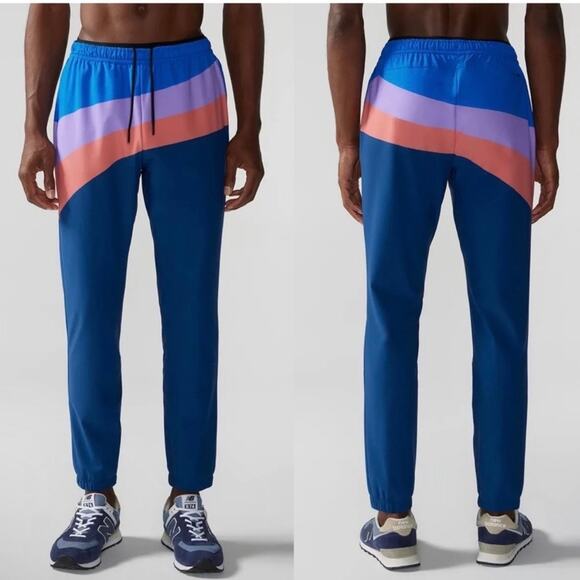 chubbies ultimate sport jogger the ride the waves pants men xxlarge - Picture 1 of 12